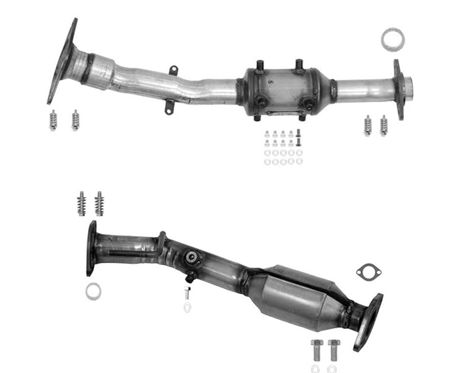 Amazon.com: Front & Rear Lower Catalytic Converter with